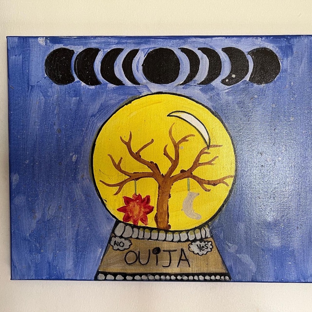 Crystal ball painting